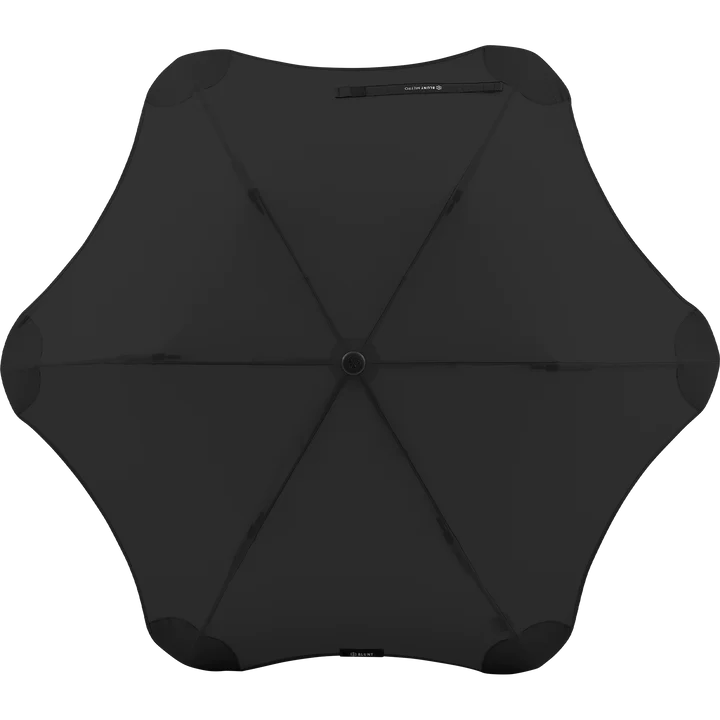 Metro Black Blunt Umbrella