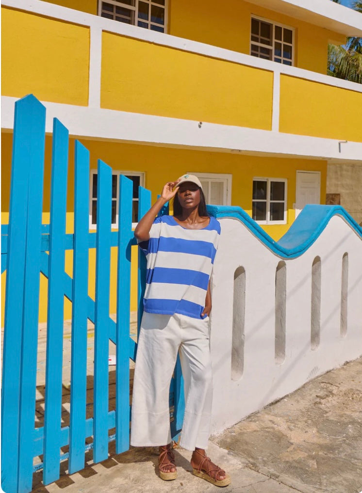 JARDIN STRIPE TSHIRT OS