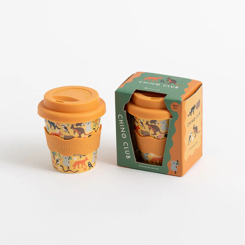 AUSSIE ANIMALS MINI SMOOTH CUP & STRAW 200ML