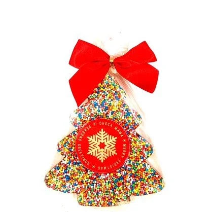 MILK CHOCOLATE FRECKLE XMAS TREE 100G