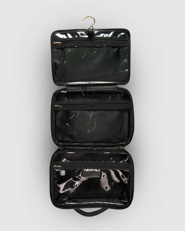 Maggie Black Cosmetic Case
