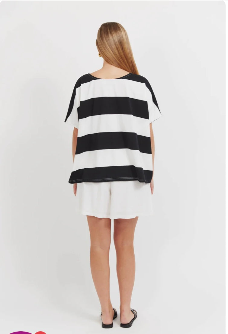 JARDIN STRIPE TSHIRT OS