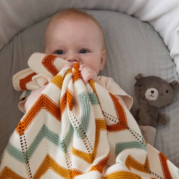 BRICK KNIT BLANKET