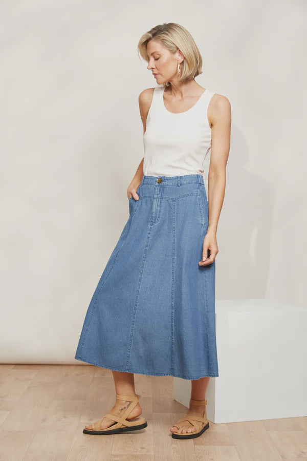 PLAYA MIDI SKIRT