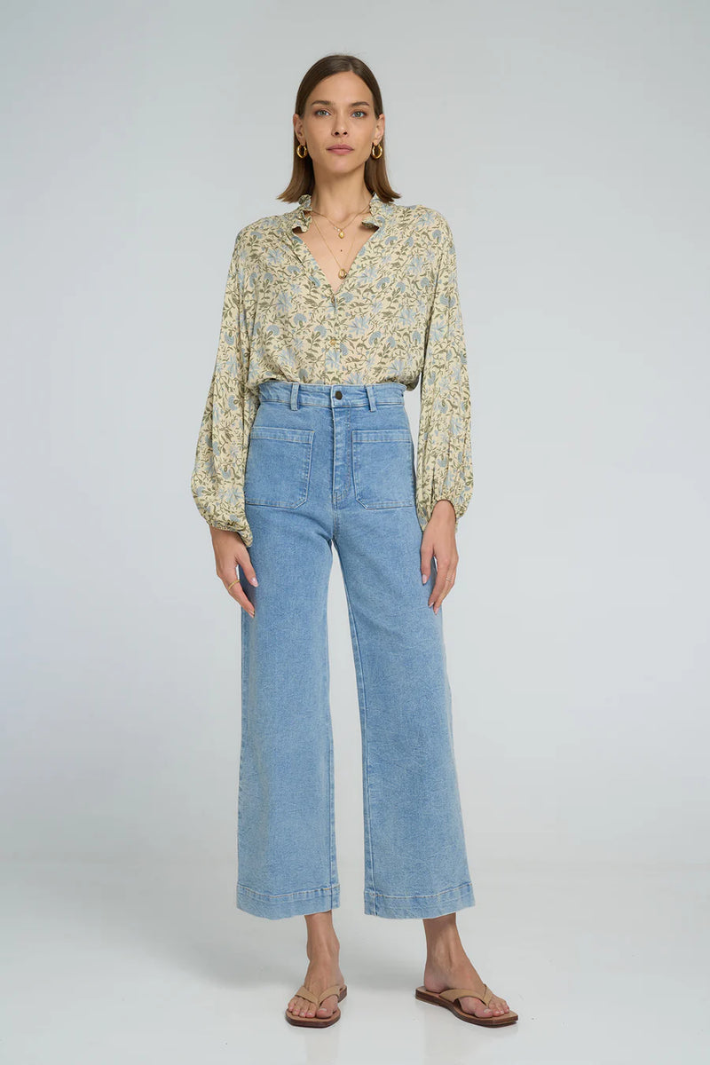 MOLLY DENIM JEAN PALE BLUE