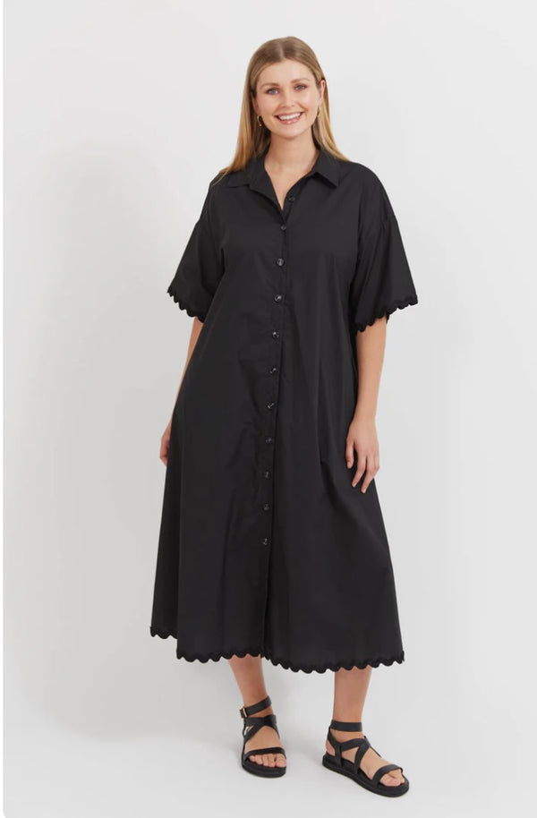 BRASILIA BUTTON MAXI DRESS