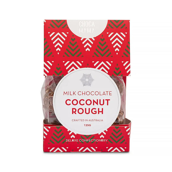 XMAS MILK CHOC COCONUT ROUGH 125G