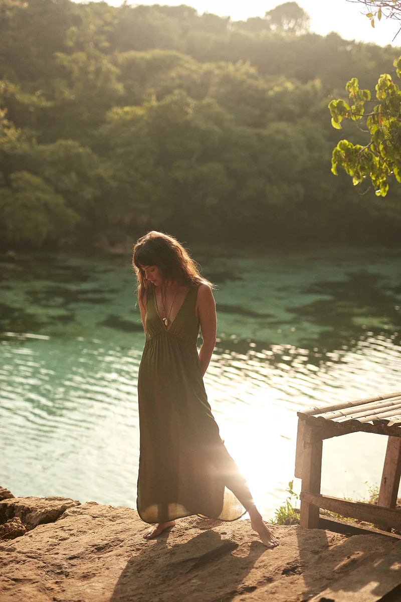 AMAZONIA DRESS OLIVE