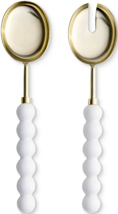 BAUBLE WHT SALAD SERVER S2