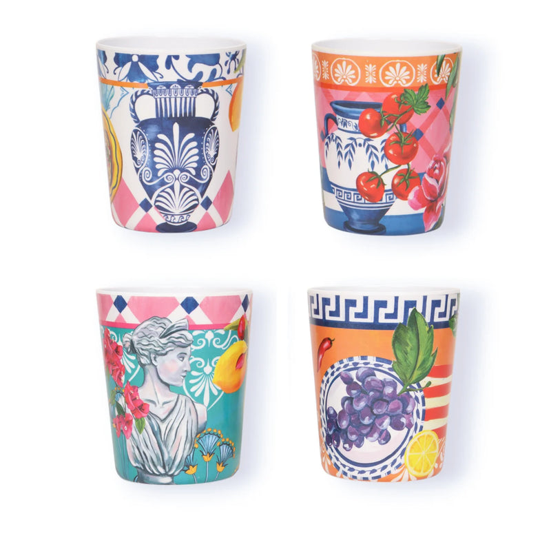 CUP SET MEDITERRANEAN SUMMER