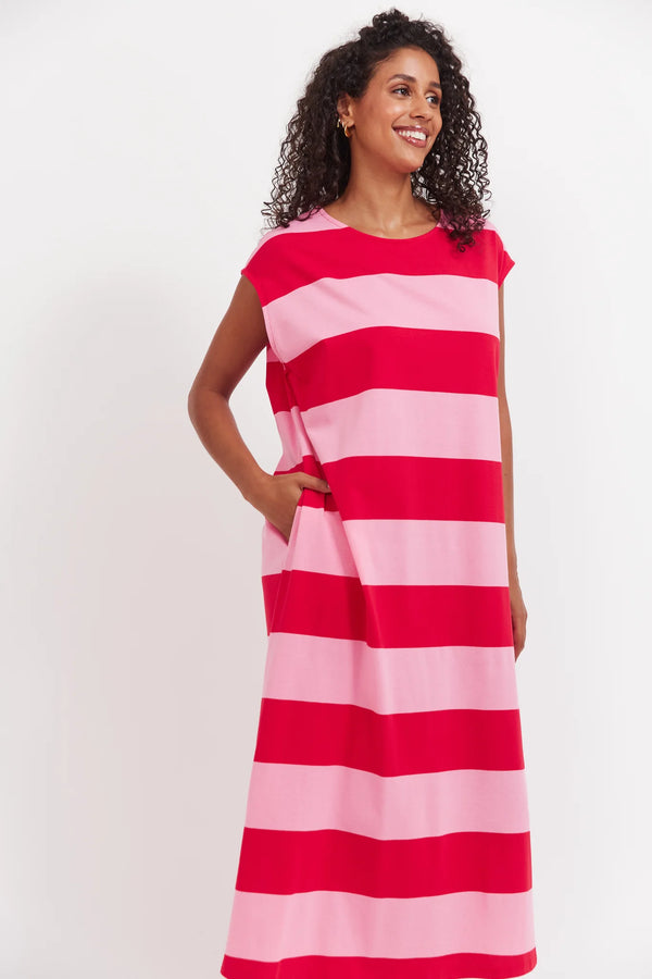 JARDIN STRIPE TSHIRT DRESS