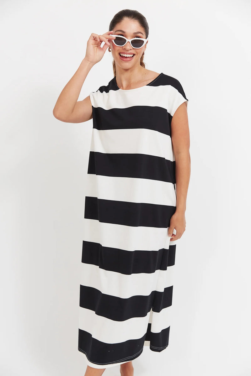 JARDIN STRIPE TSHIRT DRESS