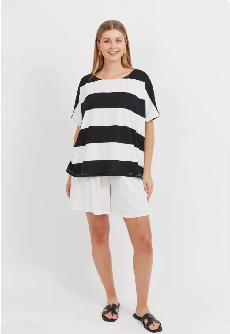 JARDIN STRIPE TSHIRT OS