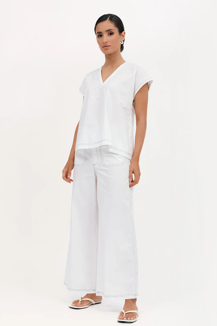 AINSLEY PANT WHITE