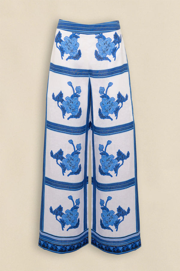 GESTURE PANT AZURE COLLAGE