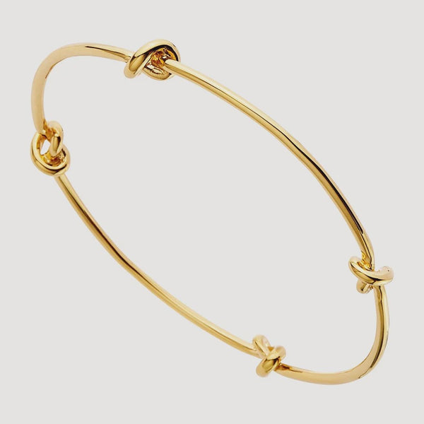 Nature's Knot Bangle Gold