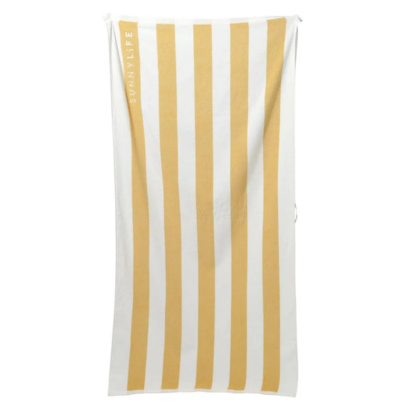 BEACH TOWEL BUTTERNUT STRIPE