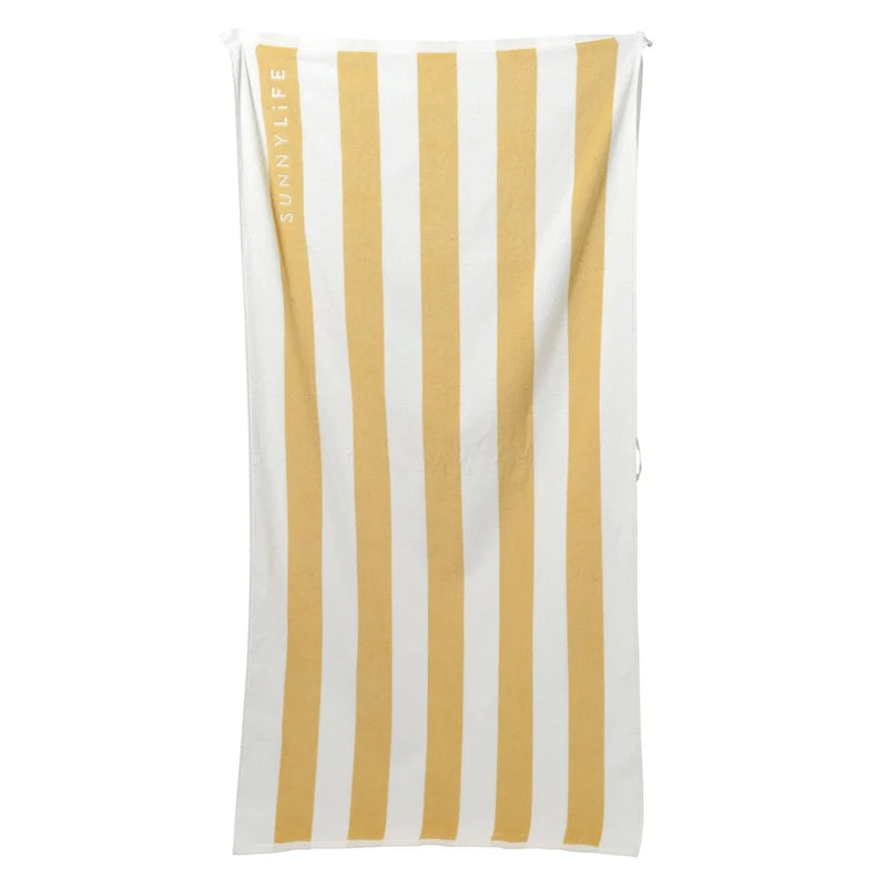 BEACH TOWEL BUTTERNUT STRIPE