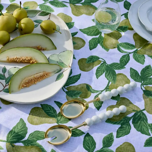 BAUBLE WHT SALAD SERVER S2