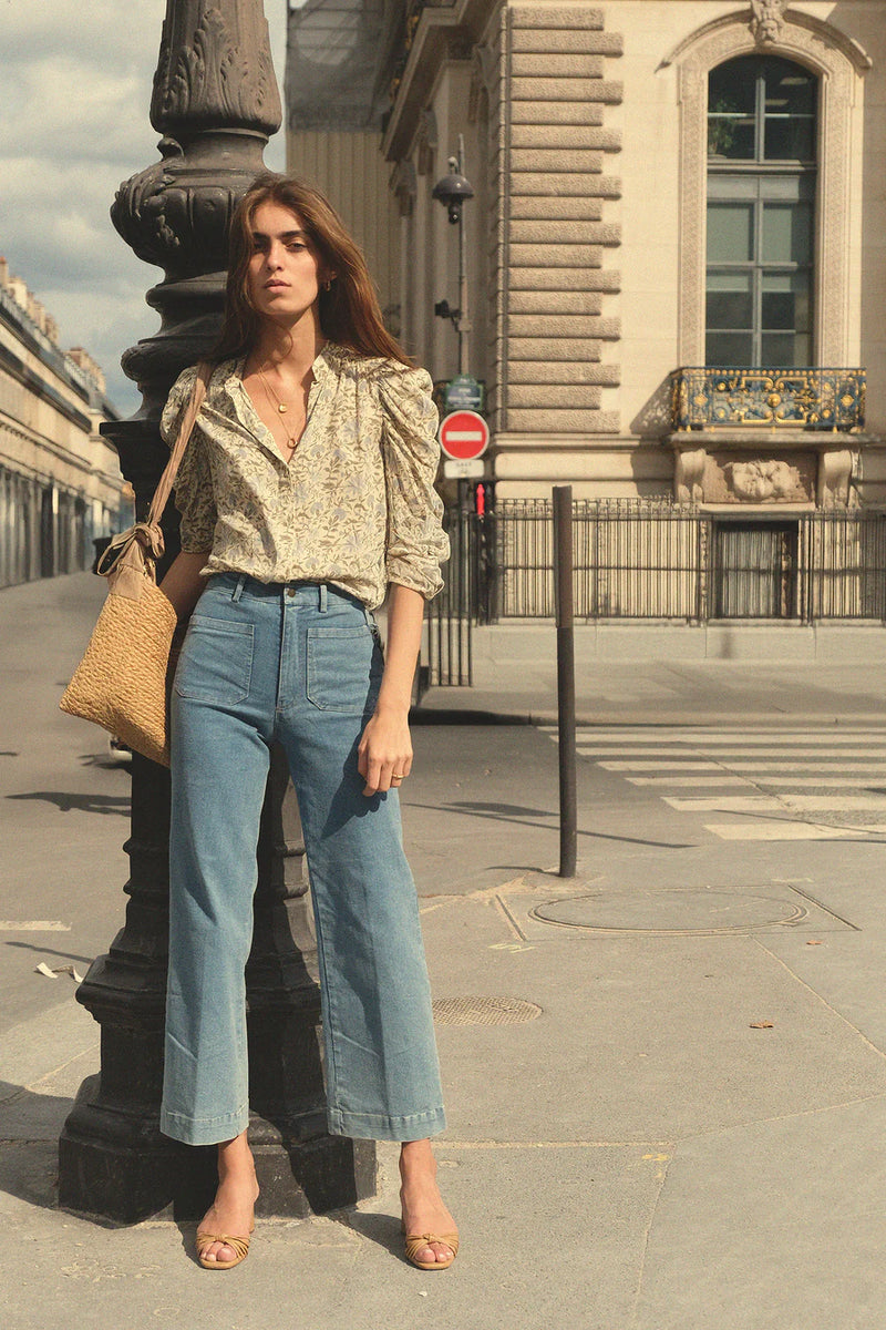 MOLLY DENIM JEAN PALE BLUE