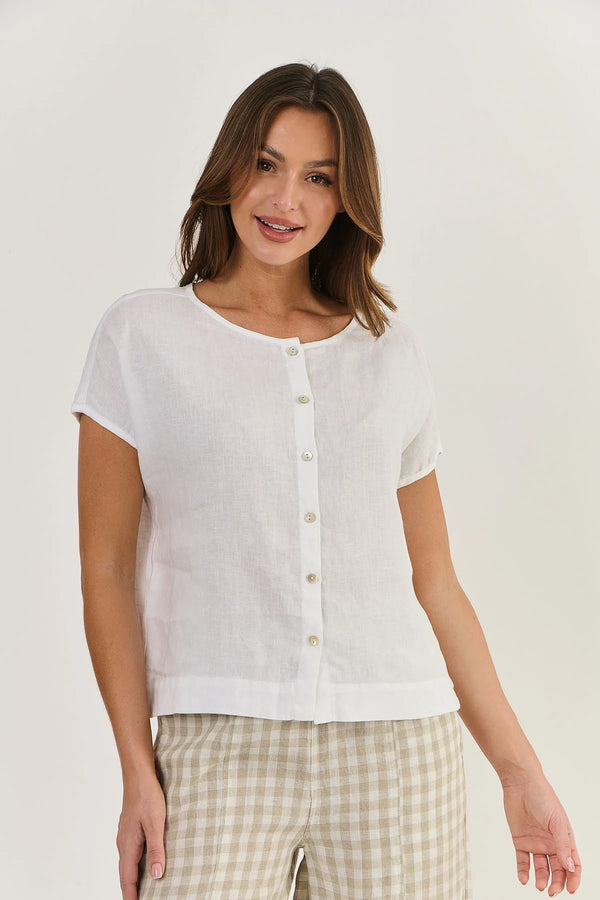 LINEN TOP