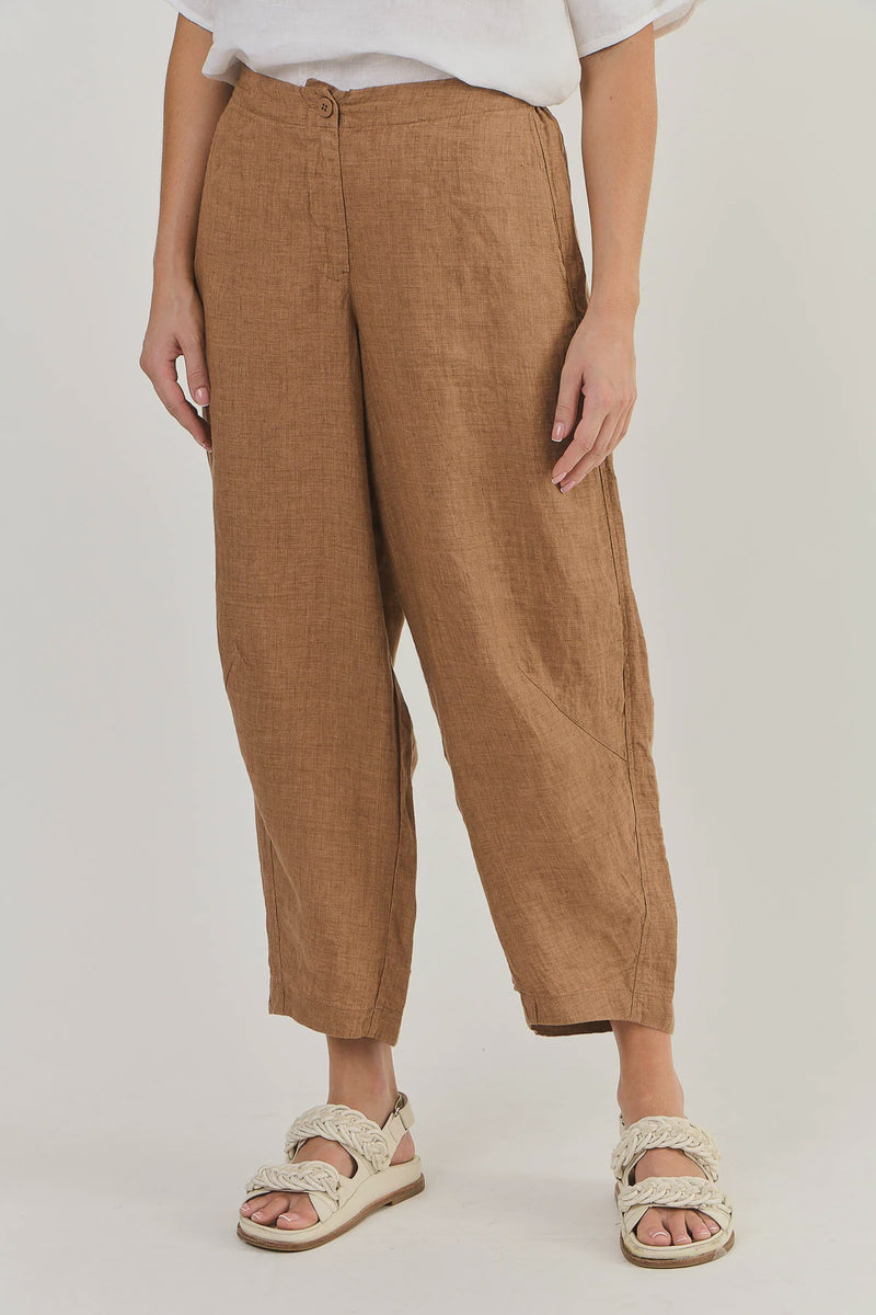 LINEN PANTS GINGERBREAD