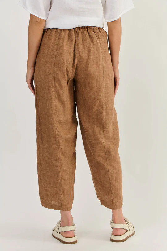 LINEN PANTS GINGERBREAD