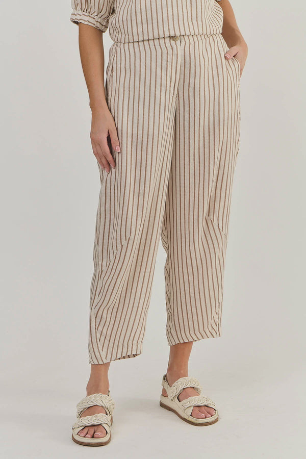 LINEN PANTS GINGER SLICE