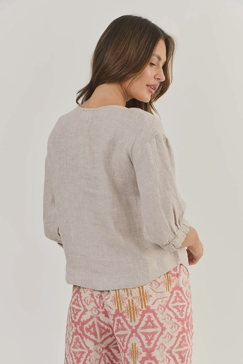 LINEN TOP DUNE