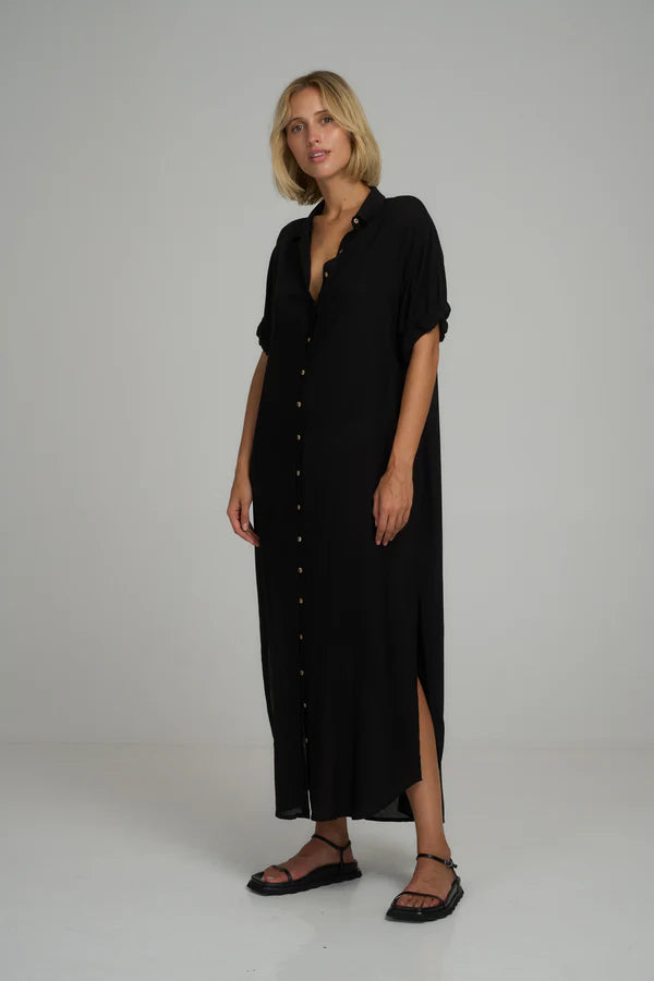 HUTTON DRESS BLACK