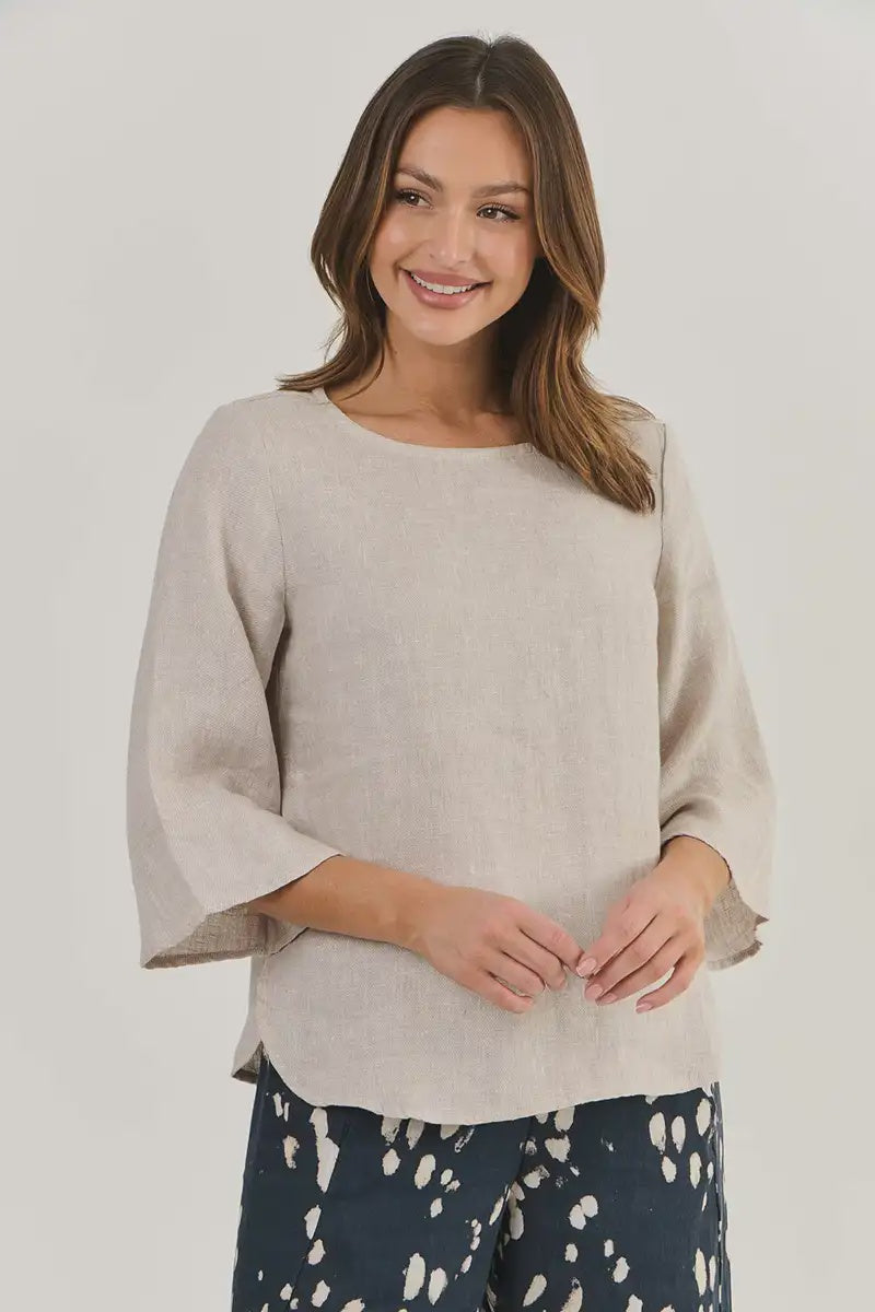 LINEN TOP DUNE