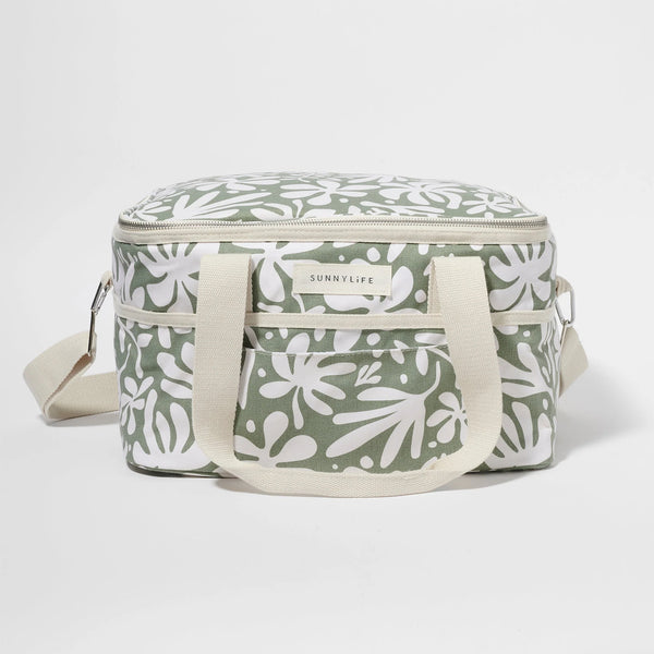 CANVAS COOLER BAG THE VACAY OLIVE