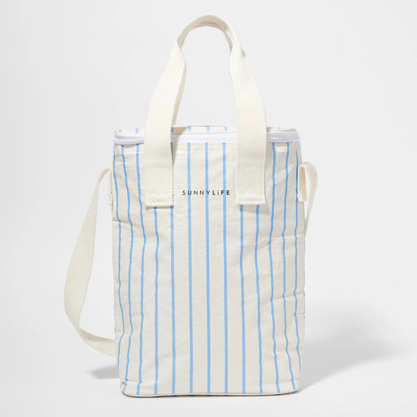 DRINKS COOLER BAG LE WEEKEND MID BLUE-CREAM