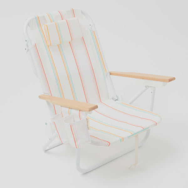 LUXE BEACH CHAIR RIO SUN MULTI STRIPE