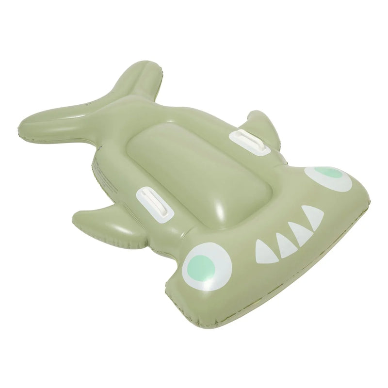 KIDS LIE-ON FLOAT SALTY THE SHARK KHAKI