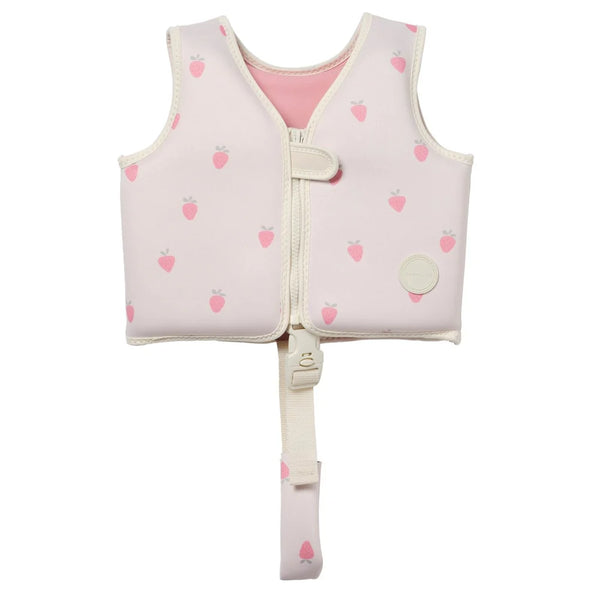 KIDS SWIM VEST 2-3 STRAWBERRY SUNSHINE