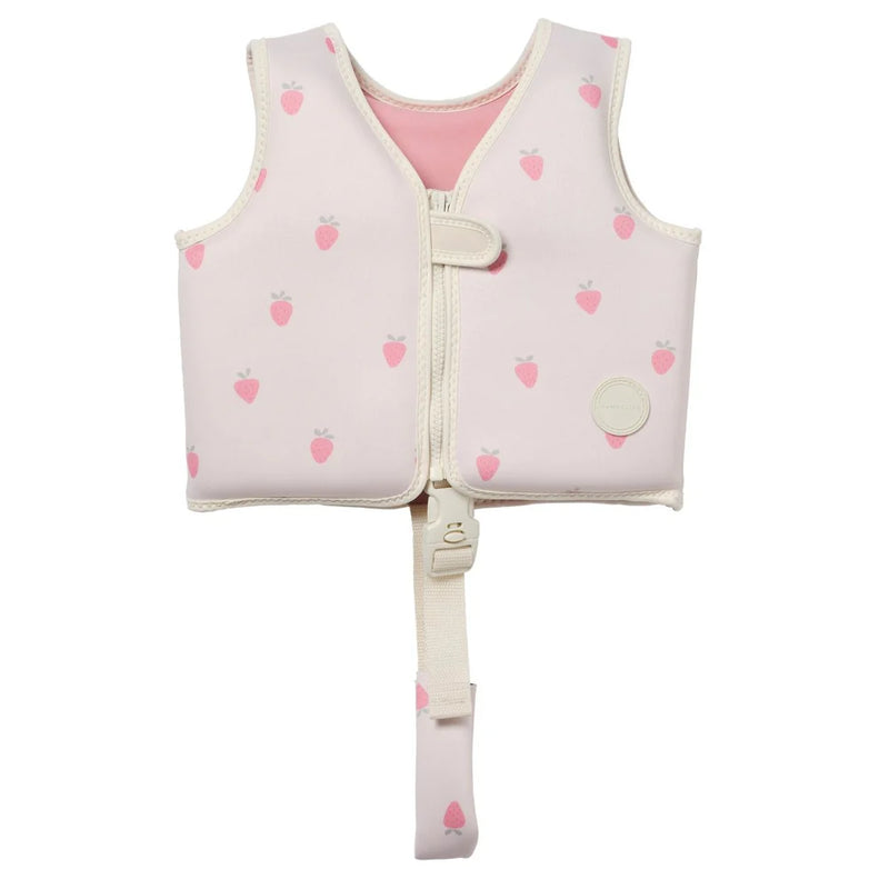 KIDS SWIM VEST 2-3 STRAWBERRY SUNSHINE