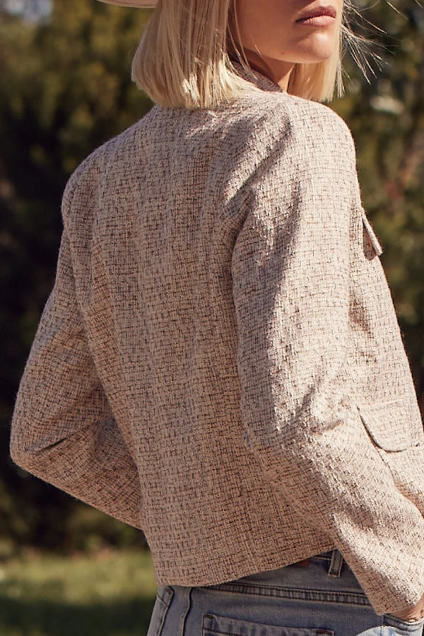 ADJOIN JACKET BISCUIT BOUCLE