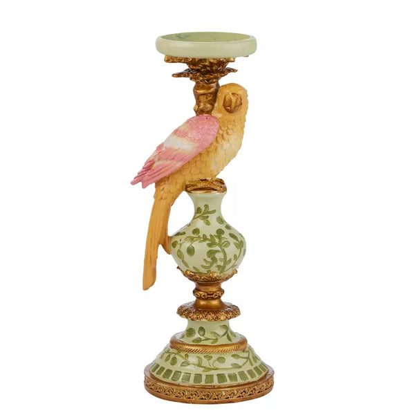 PARROT RESIN CND HOLDER PINK