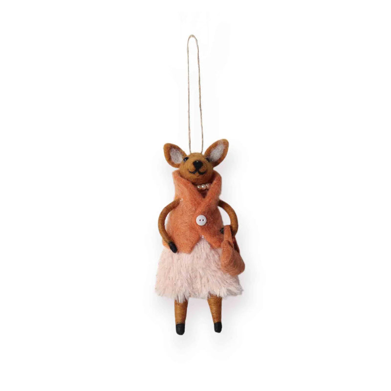 FELT ORNAMENT BOUGIE KANGAROO