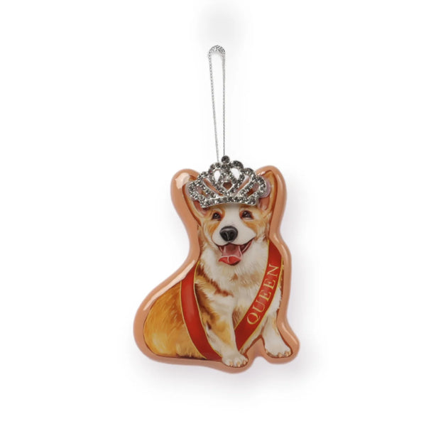 3D BAUBLE CORGI QUEEN SASH