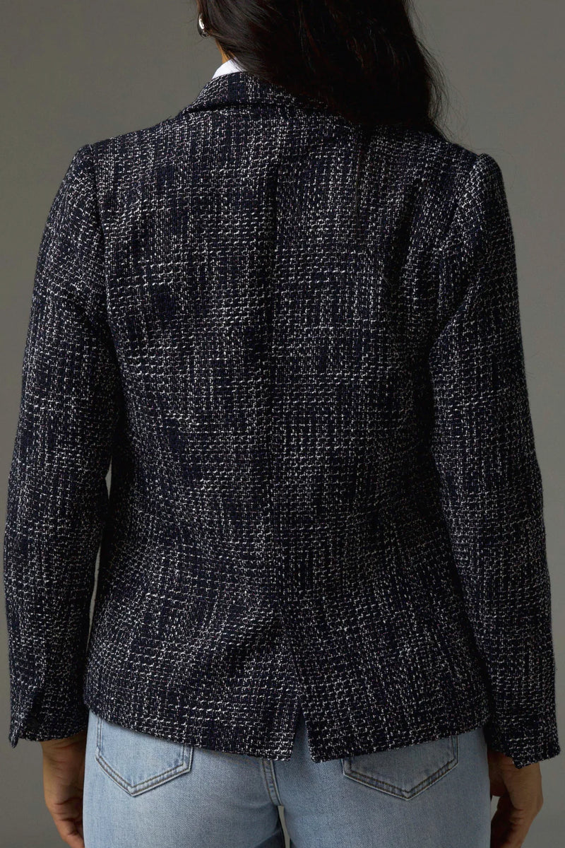 POISE JACKET BLK/WHT BOUCLE