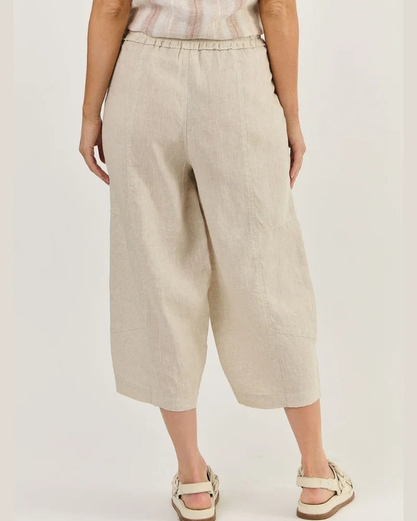 LINEN PANTS SAND