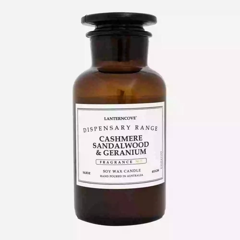 DISPENSARY 14oz CASHMERE SANDALWOOD GERANIUM