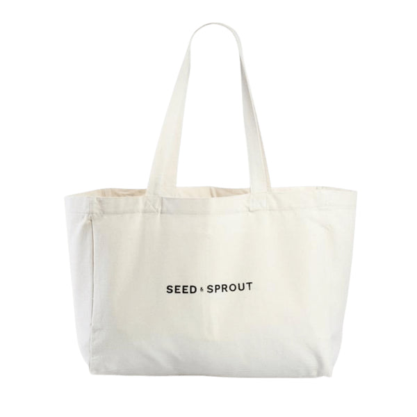 Pocket Tote Shop Bag-Seed & Sprout-magnolia | home