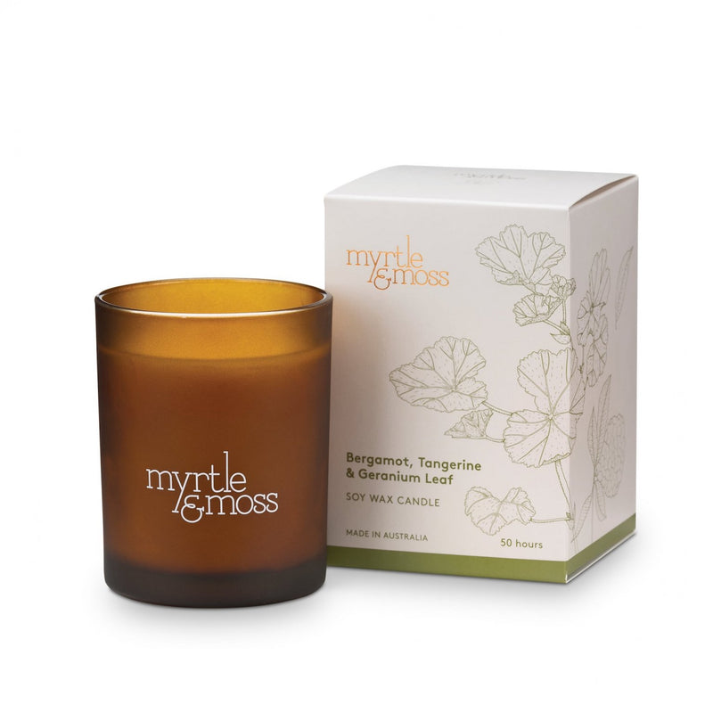 Soy Wax Candle | Bergamot-Myrtle & Moss-magnolia | home
