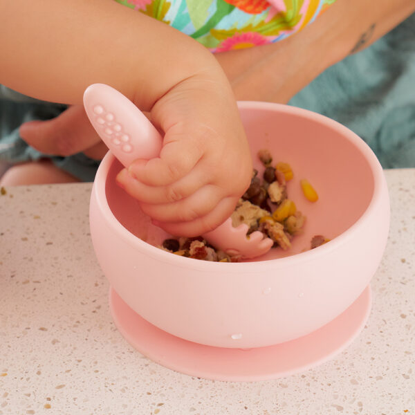 Silicone Suction Bowl Pink