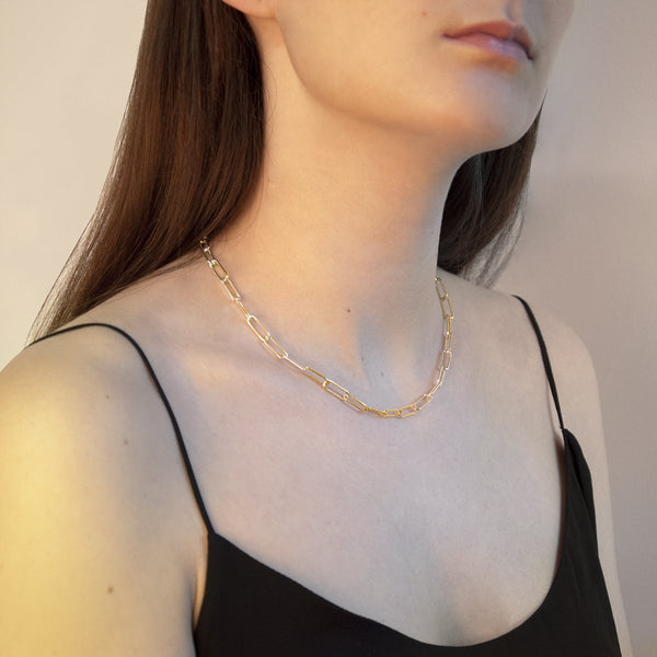 Vista Gold Chain Necklace-NAJO-magnolia | home