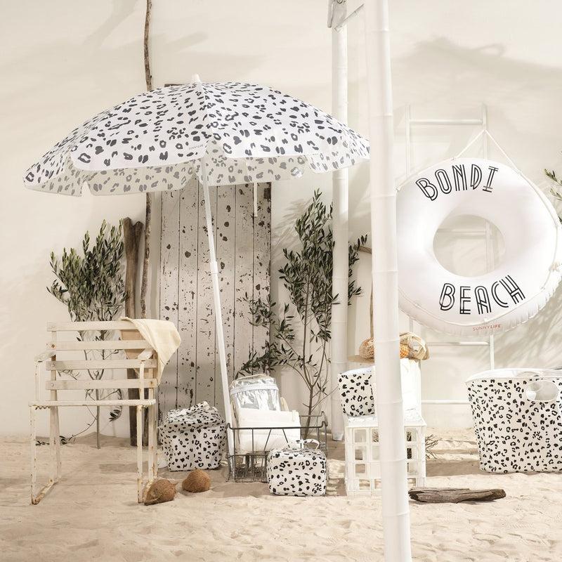Beach Umbrella Call Of The Wild | White