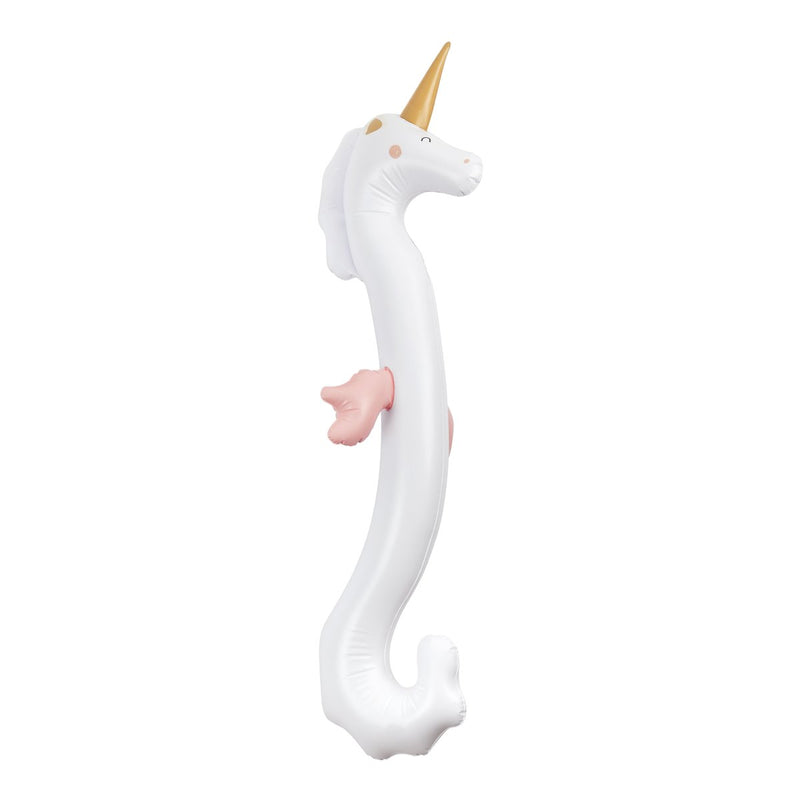 Inflatable Buddy Seahorse Unicorn | White